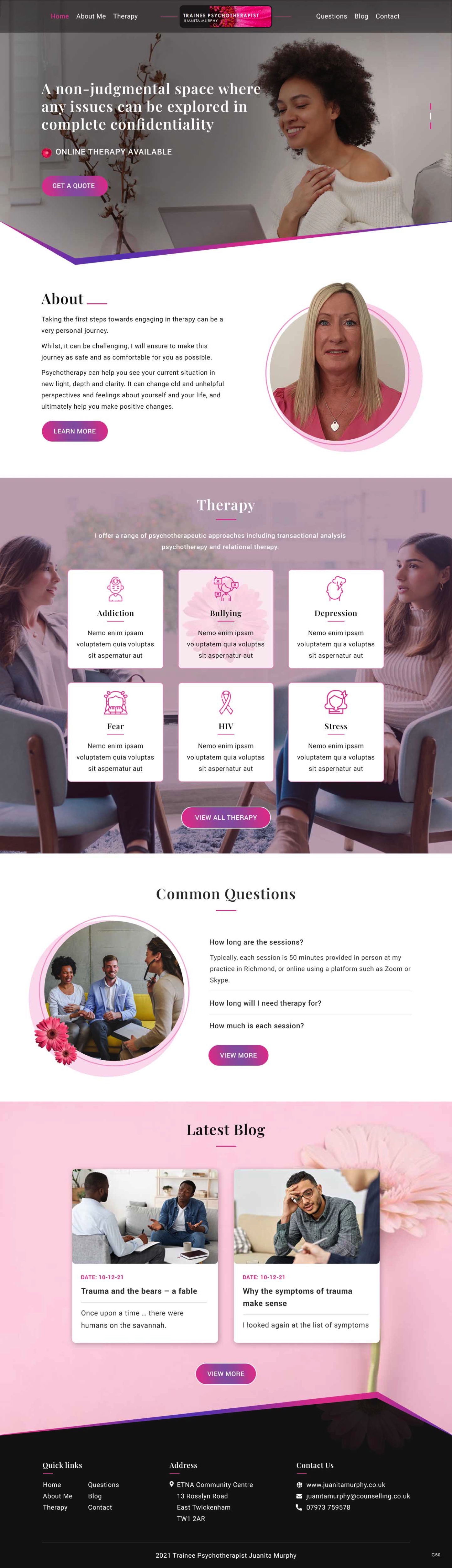 Web Design by pb for this project | Design #27797127