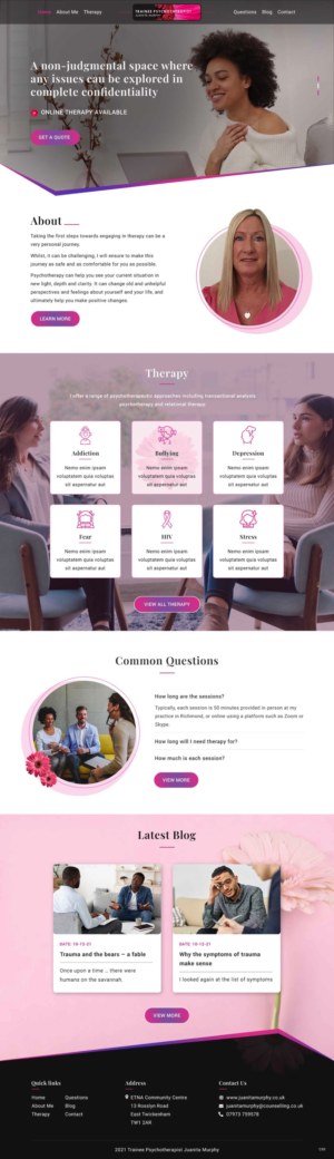Web Design by pb for this project | Design: #27797127