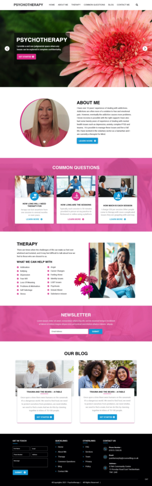 Web Design by pb for this project | Design: #27805361