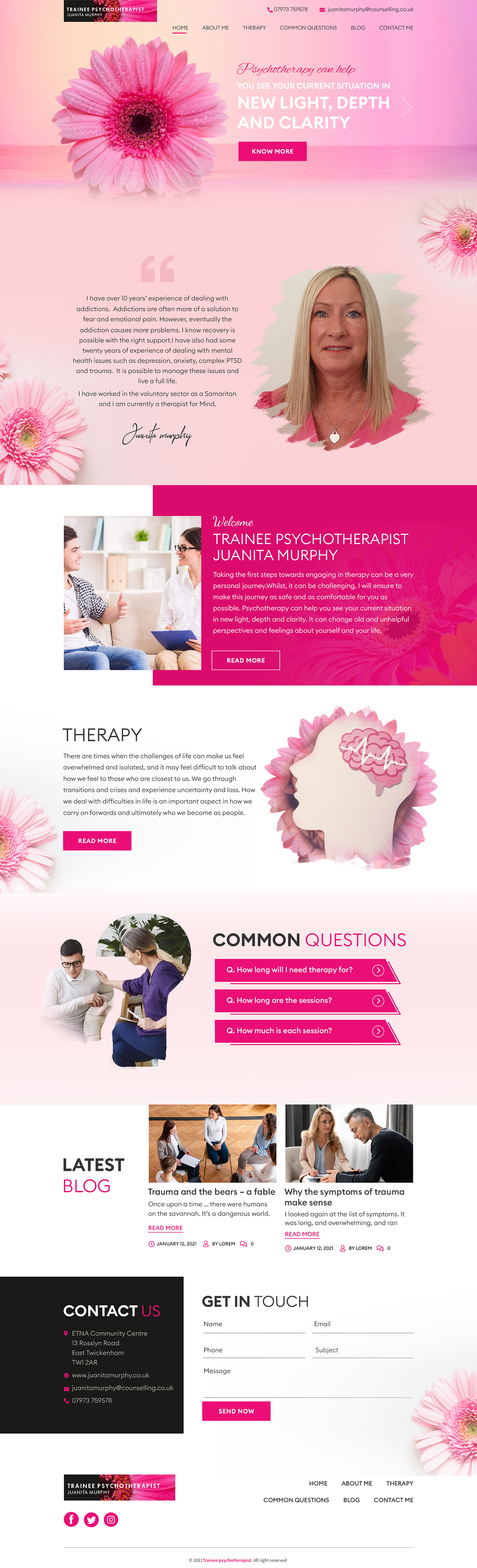 Web Design by sai.designer87 for this project | Design #27791266