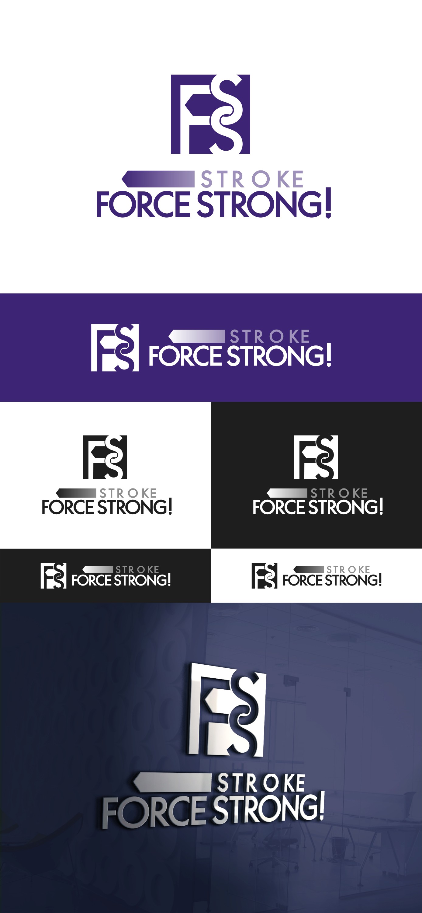 Logo Design by bojboga for Stoke Force Strong Inc. | Design #27806393
