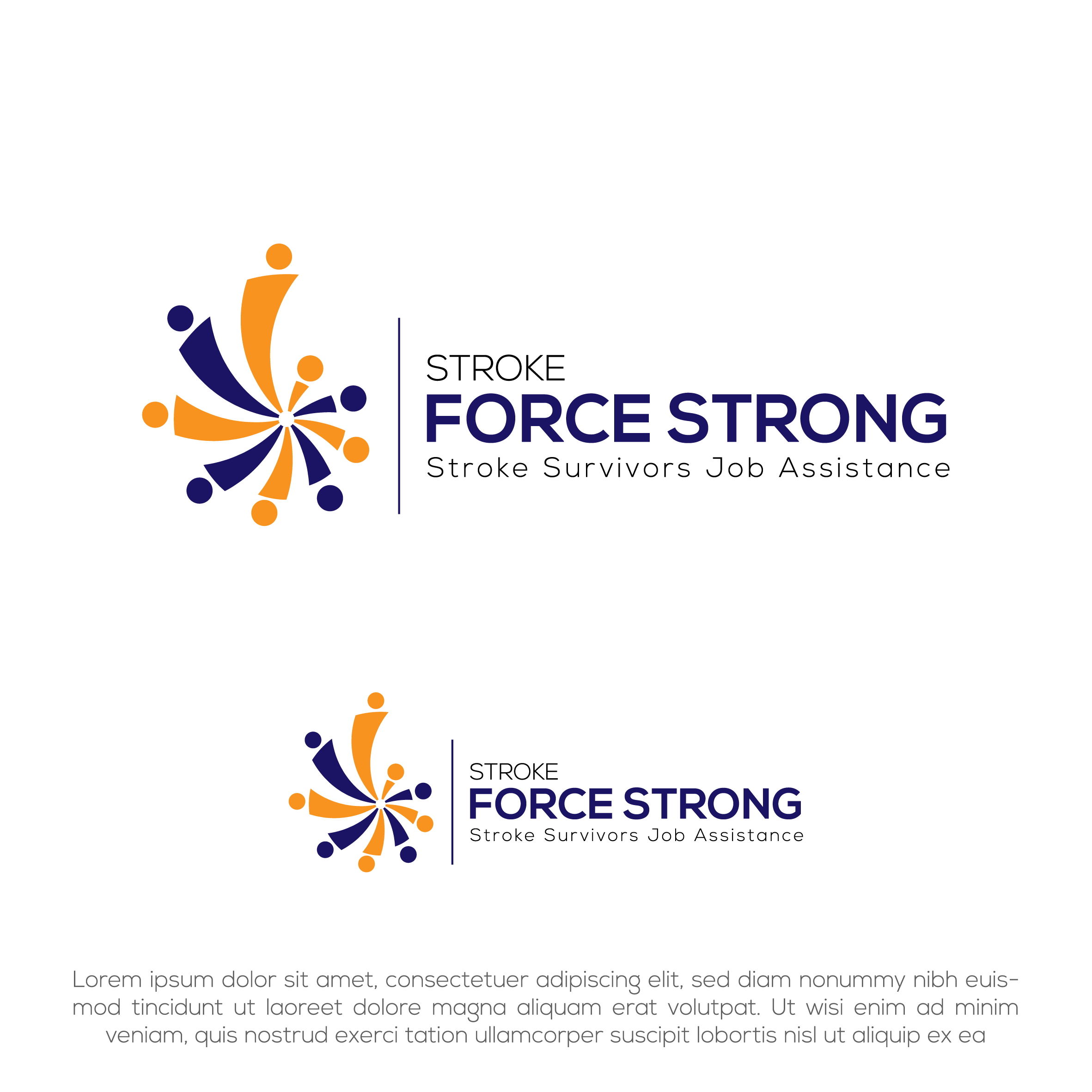 Logo Design by Walker Designer 2 for Stoke Force Strong Inc. | Design #27796194