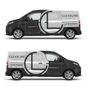 CLEARLINE DISTRIBUTION VAN SIGNAGE | Diseño de Rotulación de Vehículo por Yoga Tri