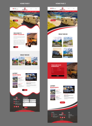Web Design by MAHABA for BumpyRoads RV | Design #27790116