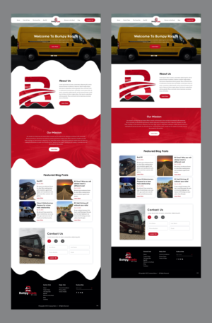 Web Design by pb for BumpyRoads RV | Design: #27797106