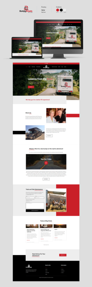 Web Design by PP² for BumpyRoads RV | Design: #27800510