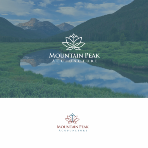 Mountain Peak Acupuncture | Logo Design by ciolena
