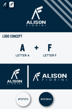 Logo Design by Badr Sadek for Alison Fiorini Real Estate  | Design: #27798595