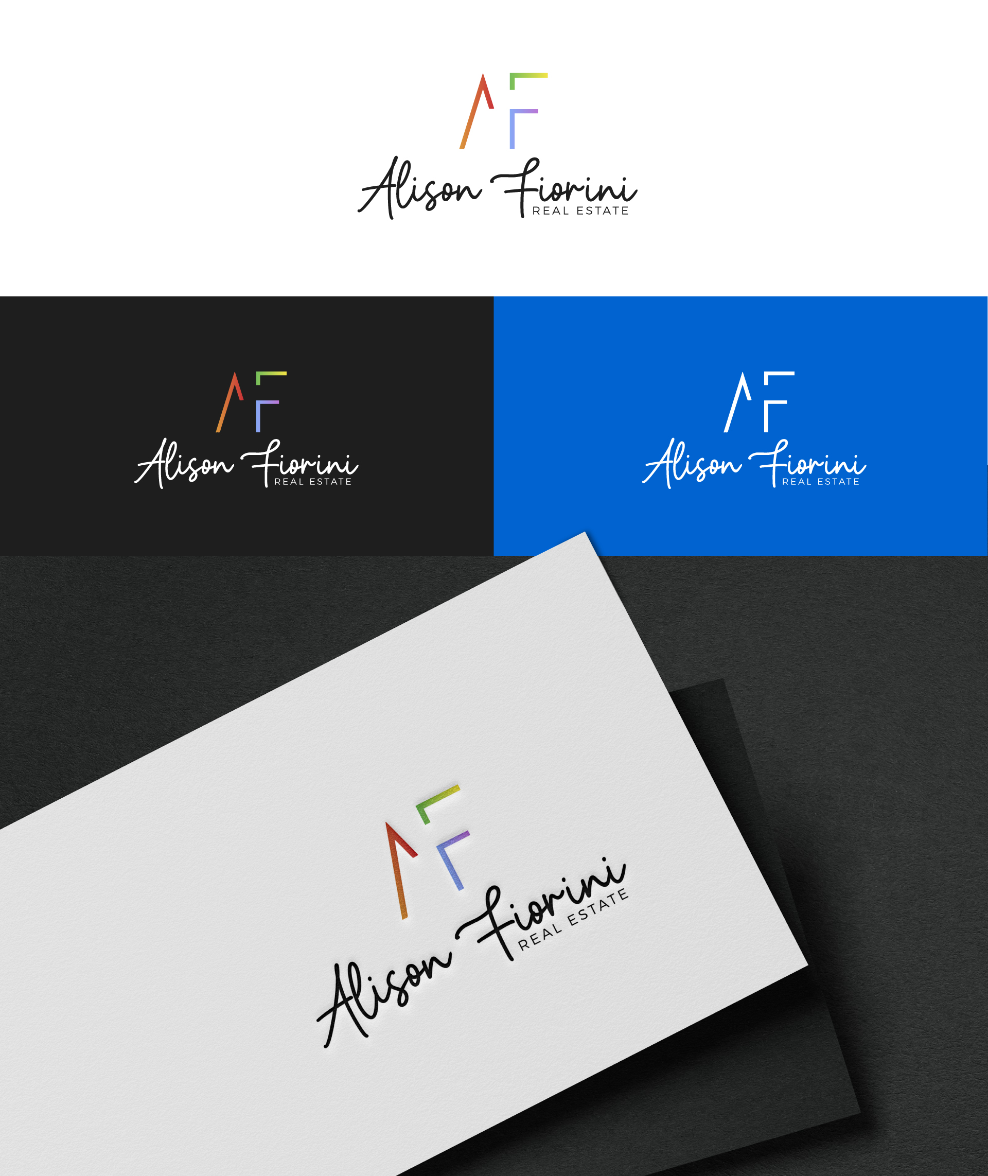 Logo Design by Alvin24 for Alison Fiorini Real Estate  | Design #27791581
