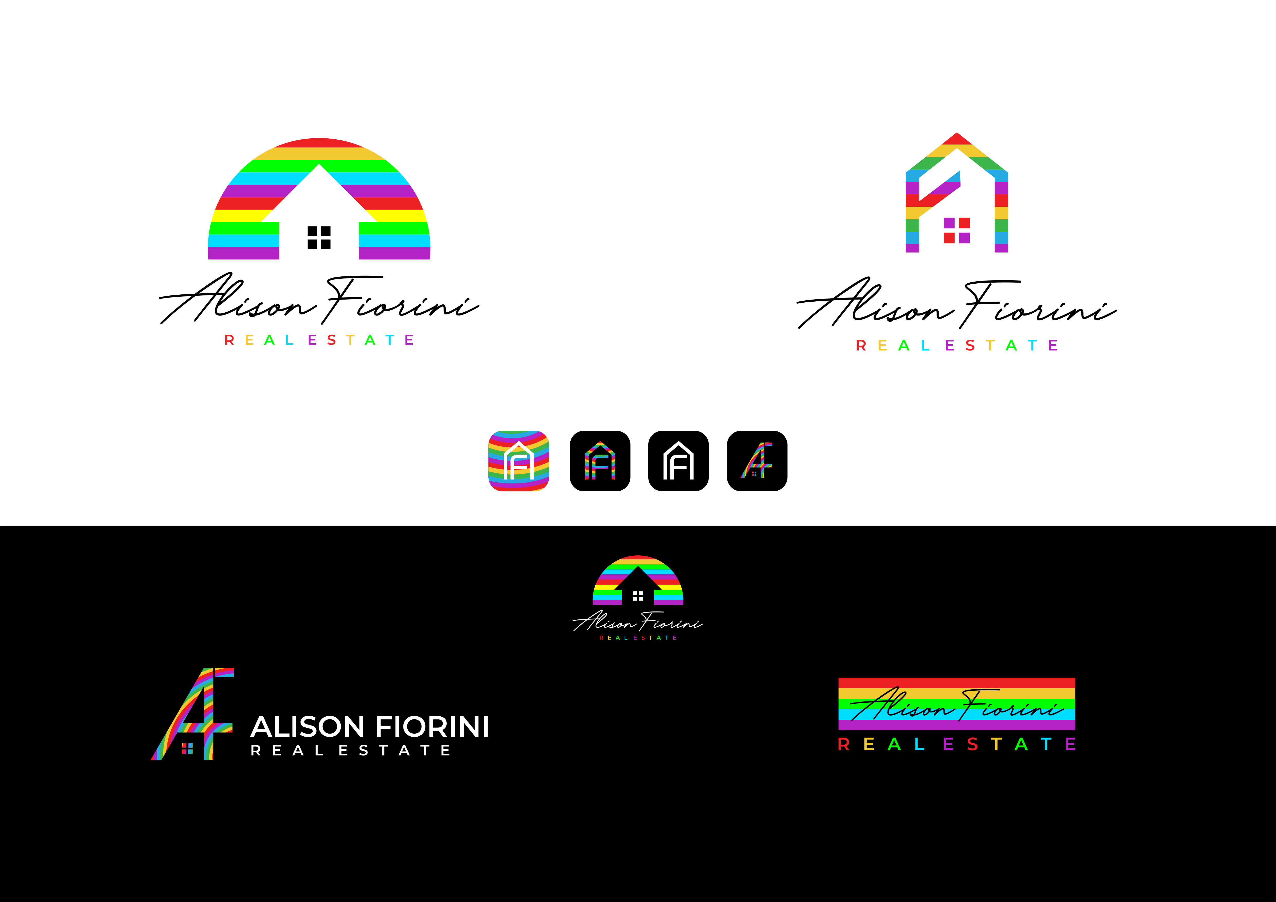 Logo Design by graphics1 for Alison Fiorini Real Estate  | Design #27801012