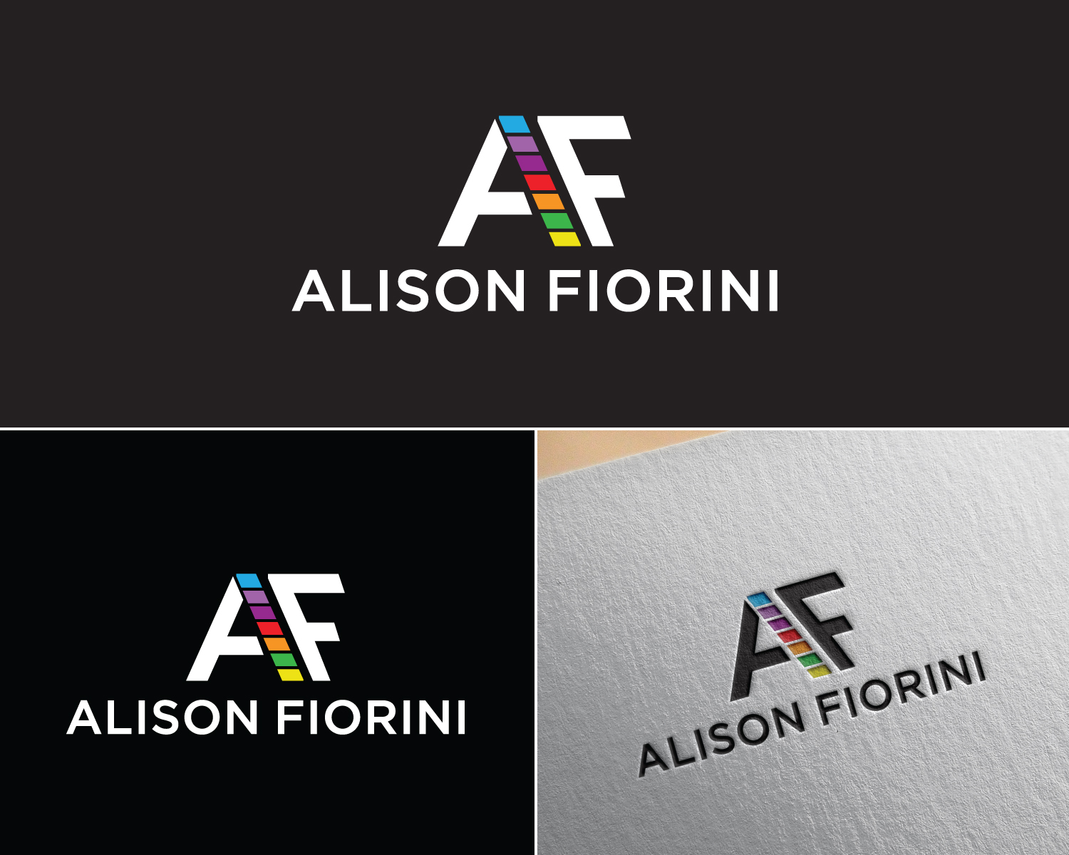 Logo Design by Atec for Alison Fiorini Real Estate  | Design #27792202