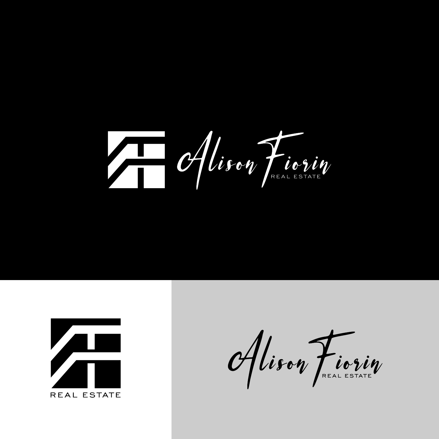 Logo Design by adie_78 for Alison Fiorini Real Estate  | Design #27798136