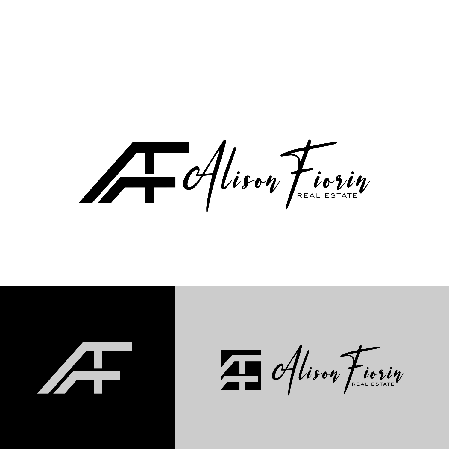 Logo Design by adie_78 for Alison Fiorini Real Estate  | Design #27798710