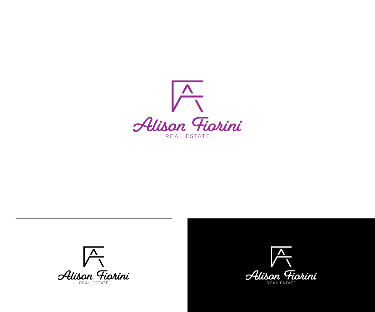 Logo Design by WahyuHMD for Alison Fiorini Real Estate  | Design #27789514