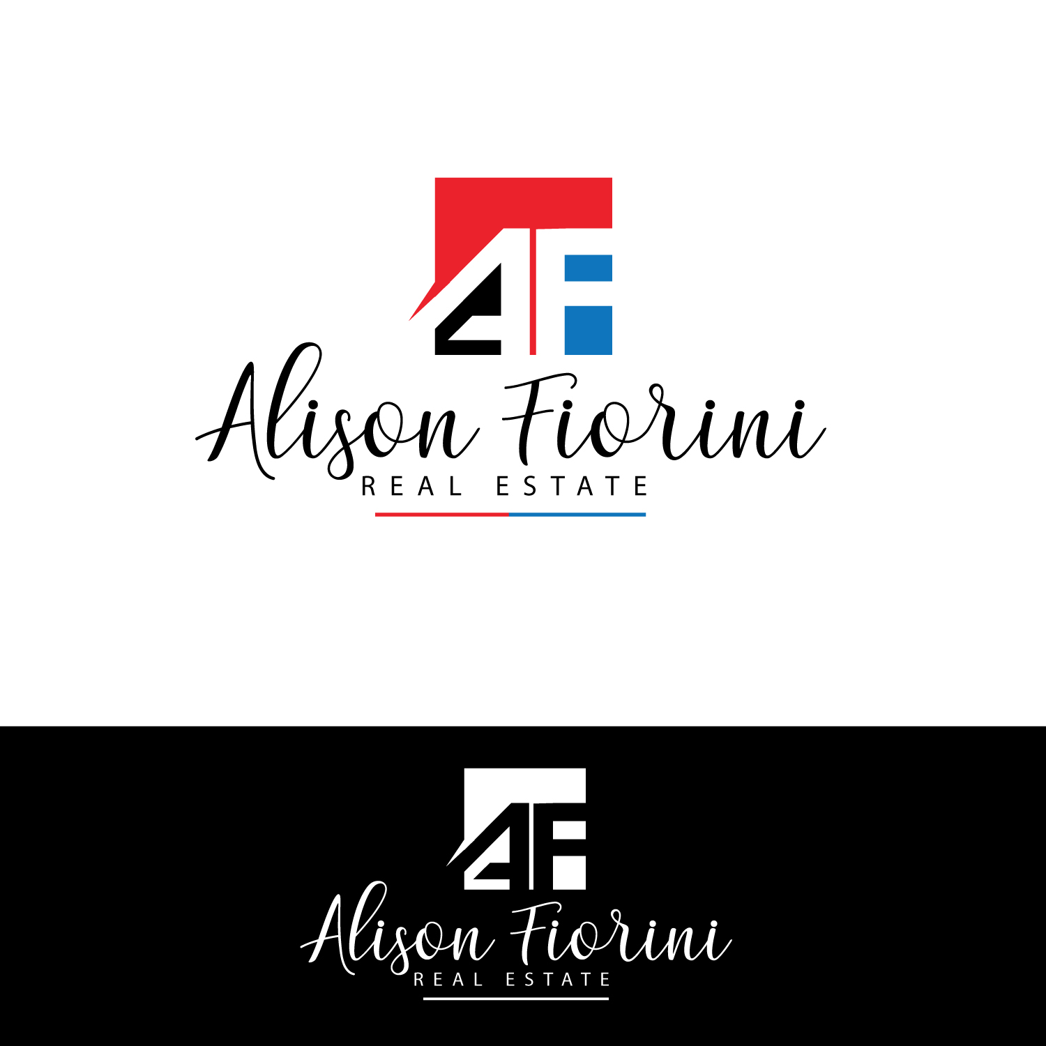 Logo Design by GODDREAMCREATION for Alison Fiorini Real Estate  | Design #27789315