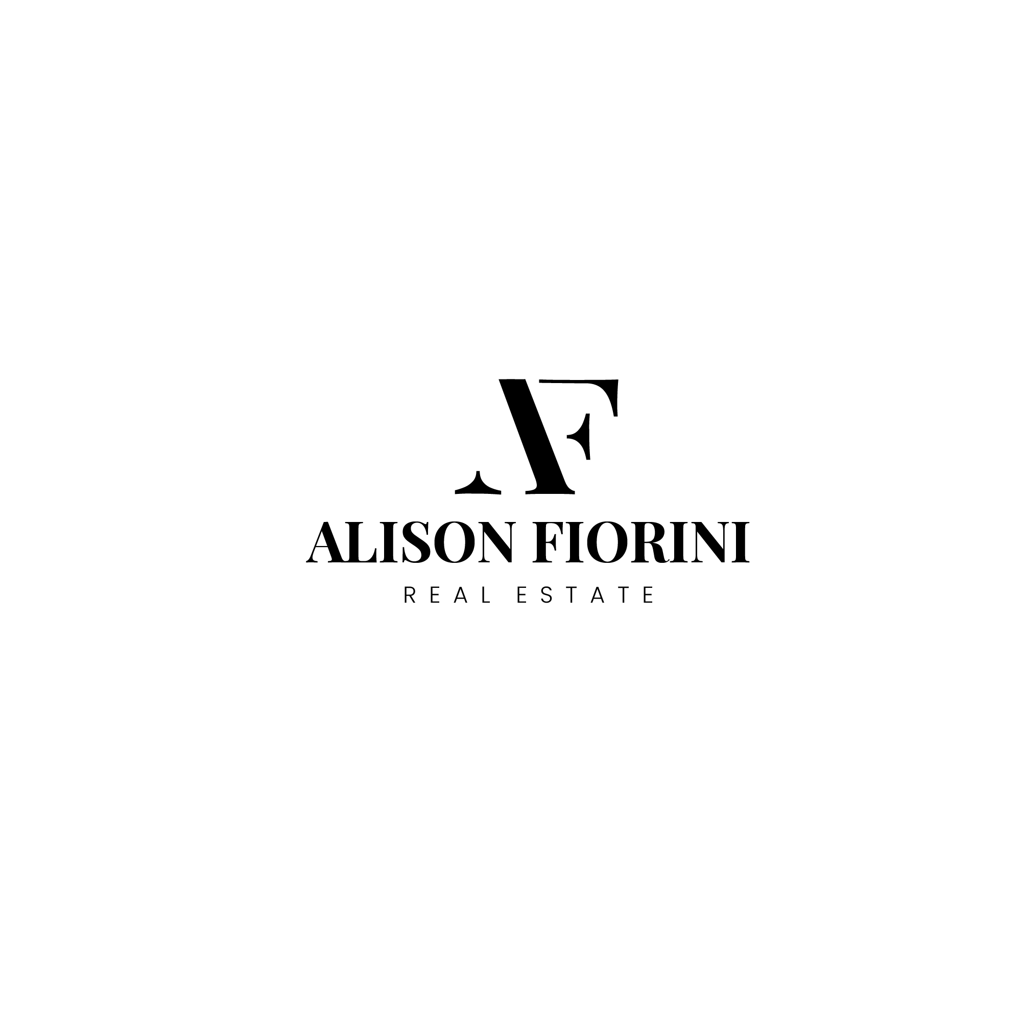Logo Design by EIGHTGO for Alison Fiorini Real Estate  | Design #27793957