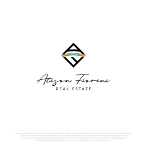 Logo Design by dan-D-dan for Alison Fiorini Real Estate  | Design: #27796535