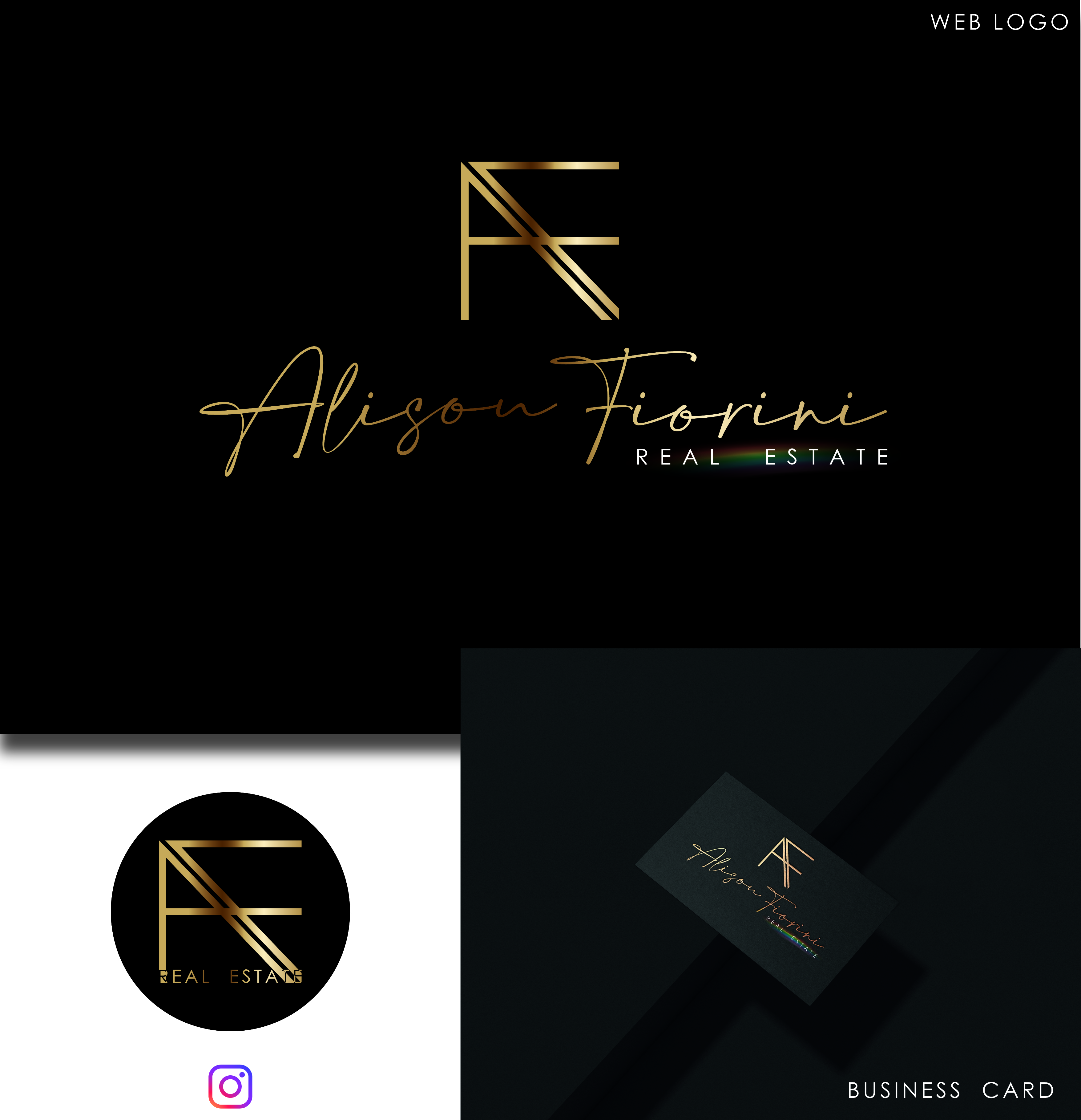 Logo-Design von F Design Society für Alison Fiorini Real Estate  | Design #27791026