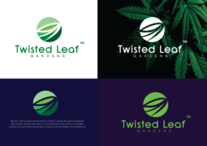 Twisted Leaf Gardens | Diseño de Logo por Graphicsbox