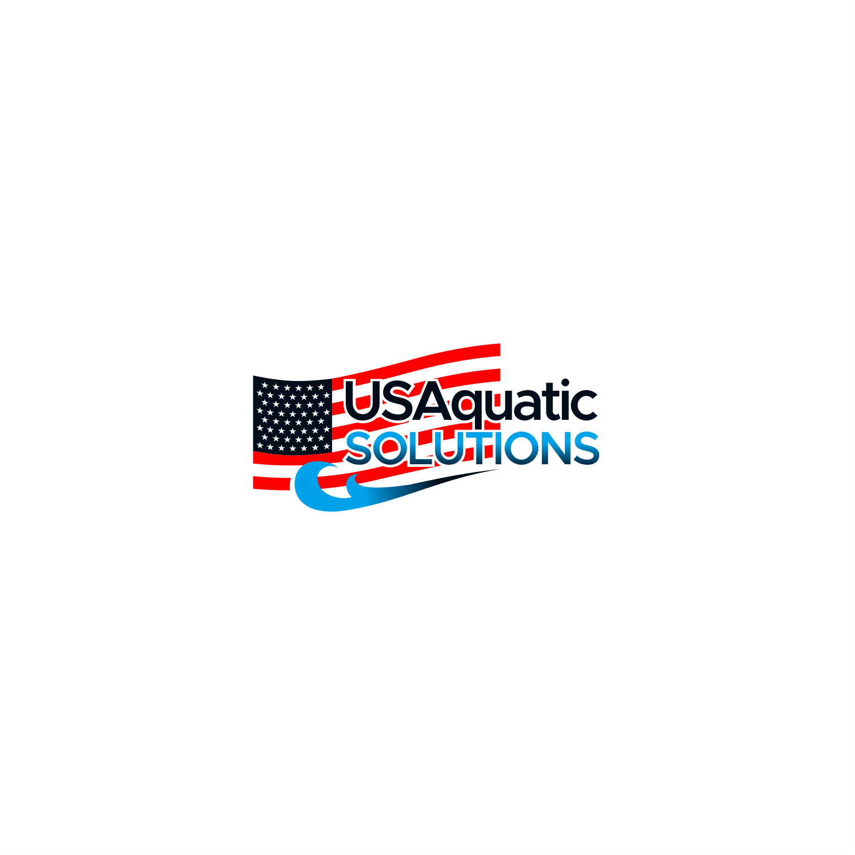Logo Design by Arham Hidayat for USAquatic Solutions | Design #27808084