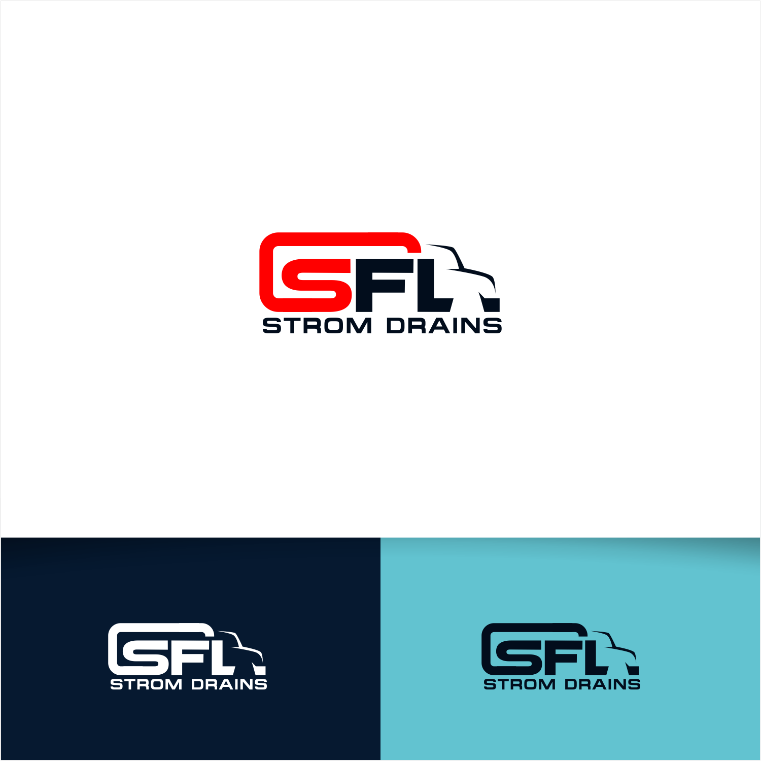 Logo Design by Arham Hidayat for South Florida Storm Drains | Design #27802199