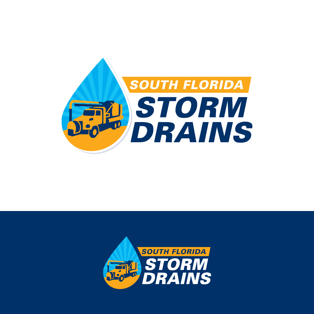 Logo Design by Sujit Banerjee for South Florida Storm Drains | Design #27794977
