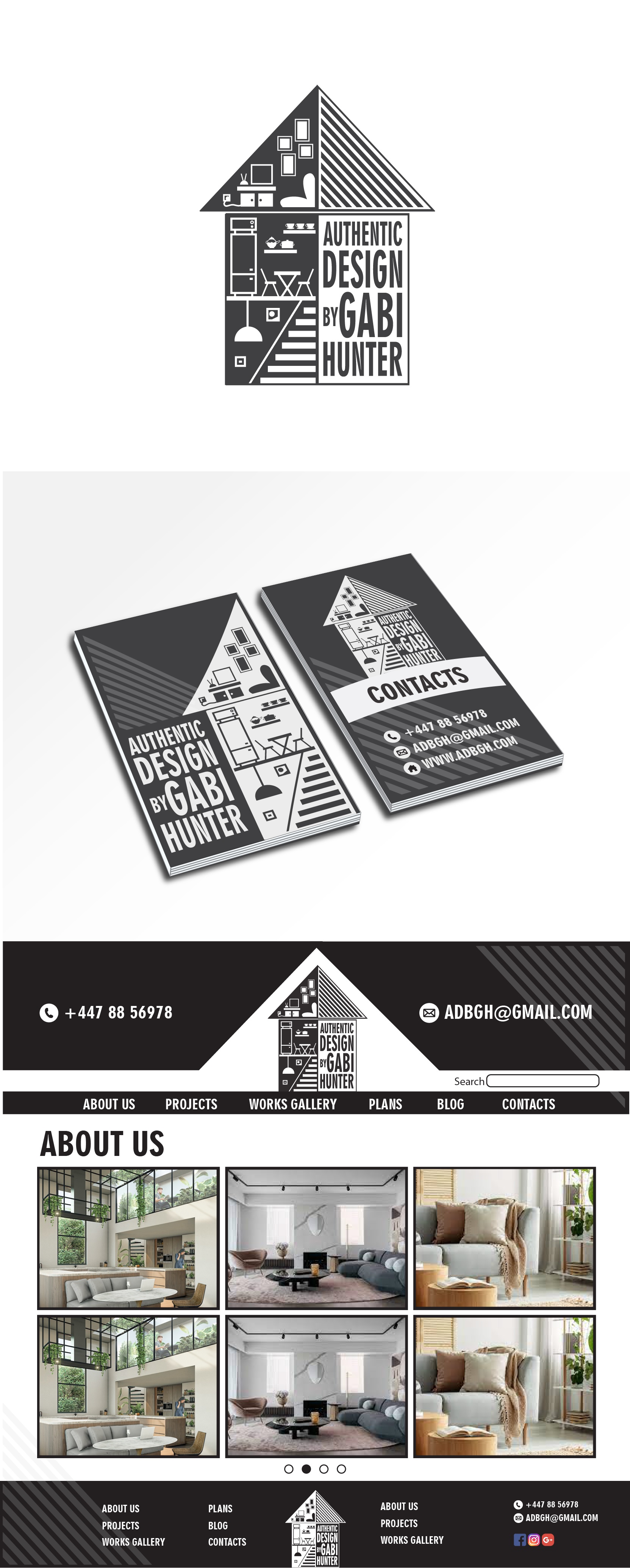 Logo Design by Kira Graphics for Gabi Hunter Consulting Inc. | Design #27796679