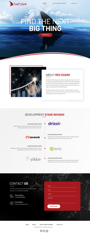 Wordpress Design by Blue Sparrow for Hunt Consulting PC | Design: #27796812