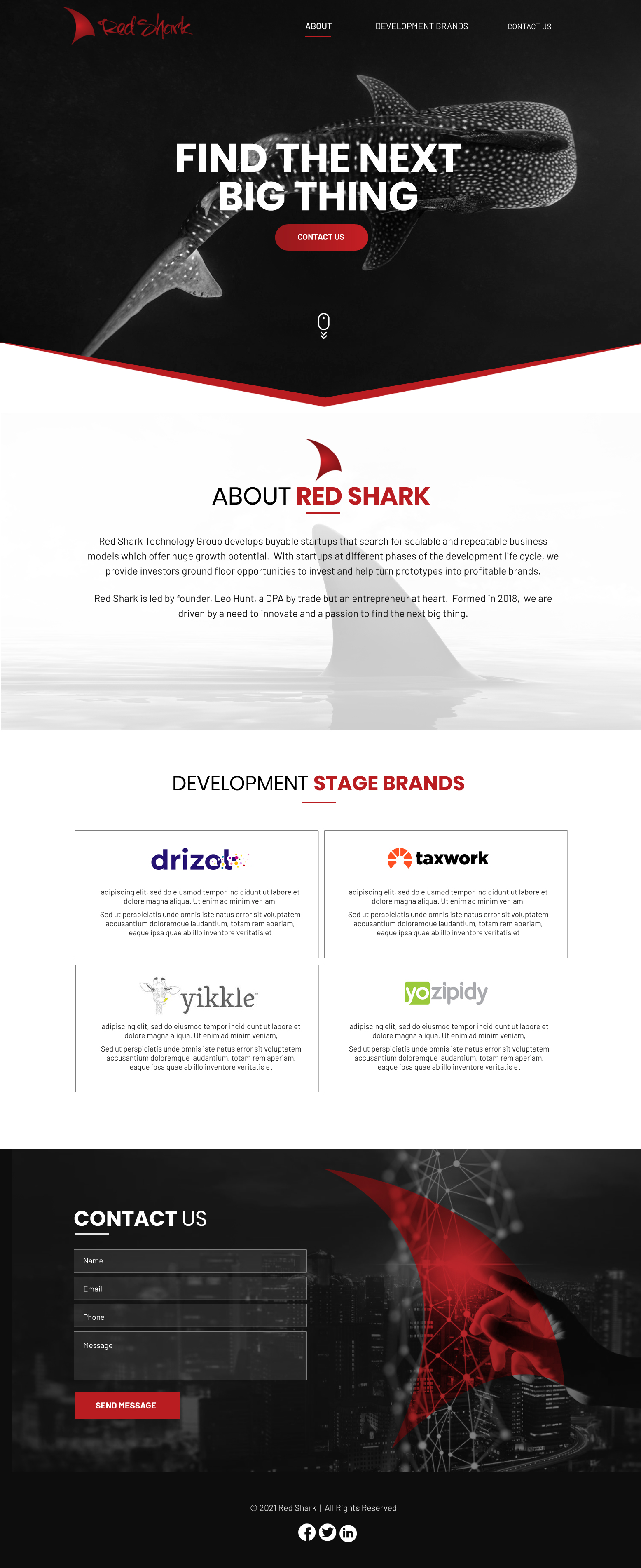 Wordpress Design by Blue Sparrow for Hunt Consulting PC | Design #27796814