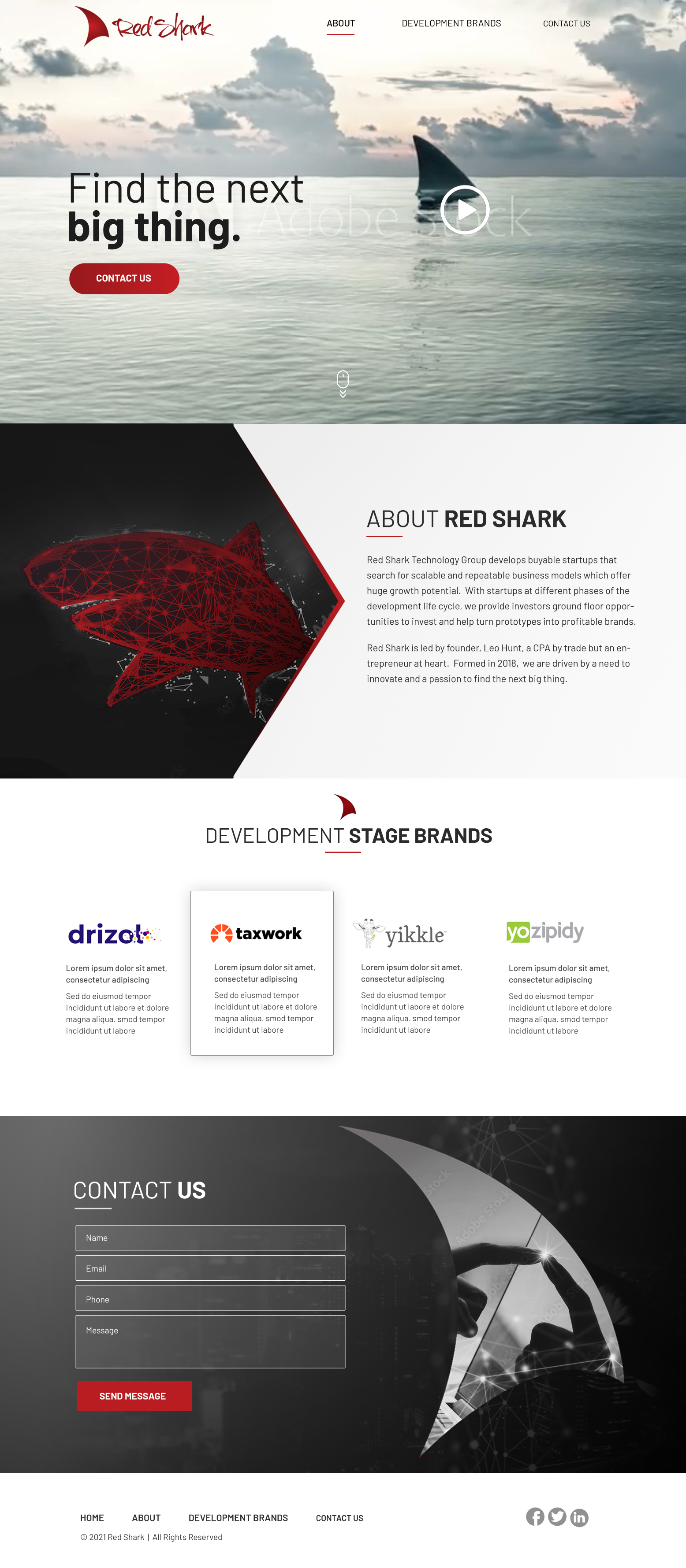 Wordpress Design by Blue Sparrow for Hunt Consulting PC | Design #27800543