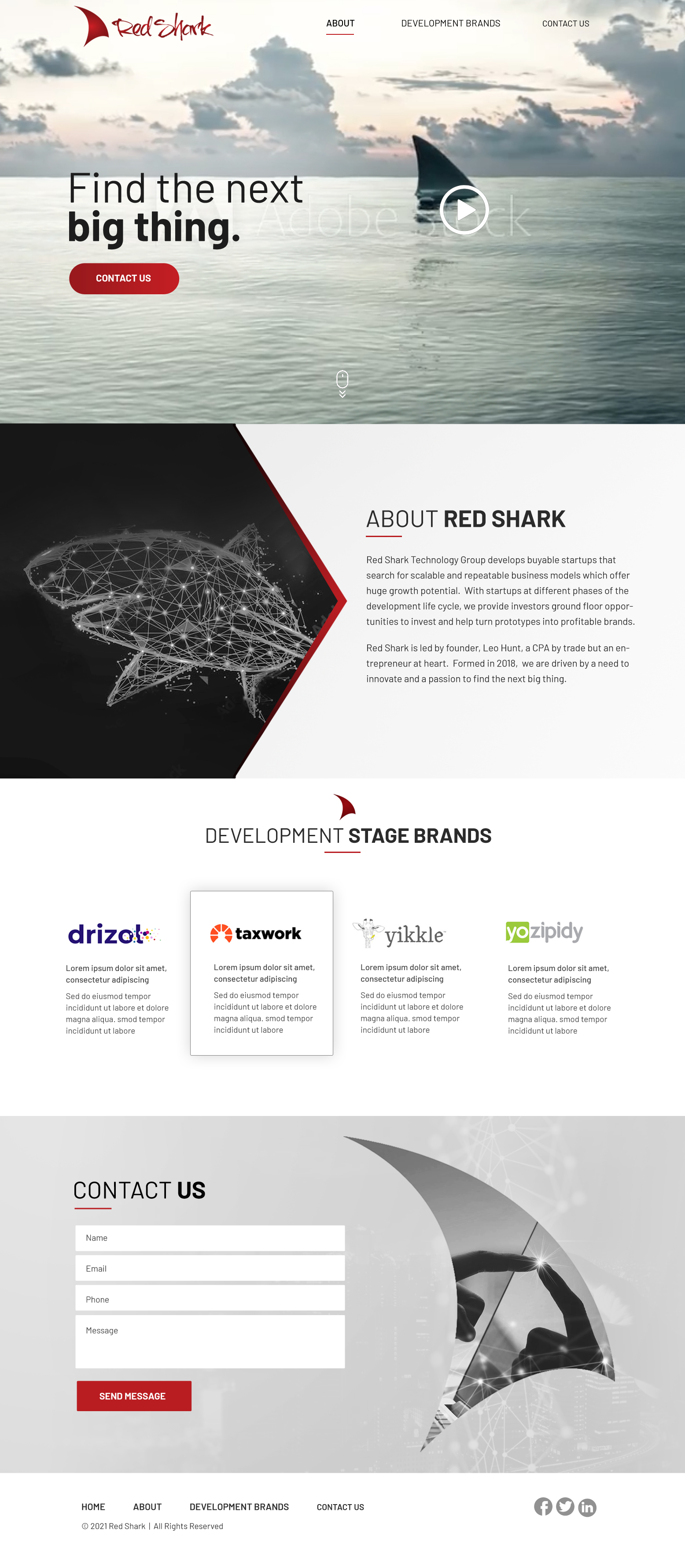 Wordpress Design by Blue Sparrow for Hunt Consulting PC | Design #27800544
