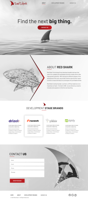 Wordpress Design by Blue Sparrow for Hunt Consulting PC | Design: #27800545