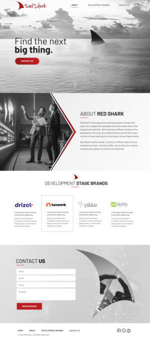 Wordpress Design by Blue Sparrow for Hunt Consulting PC | Design: #27800546