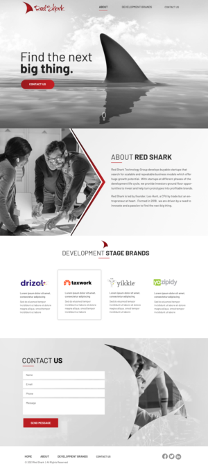 Wordpress Design by Blue Sparrow for Hunt Consulting PC | Design: #27800547