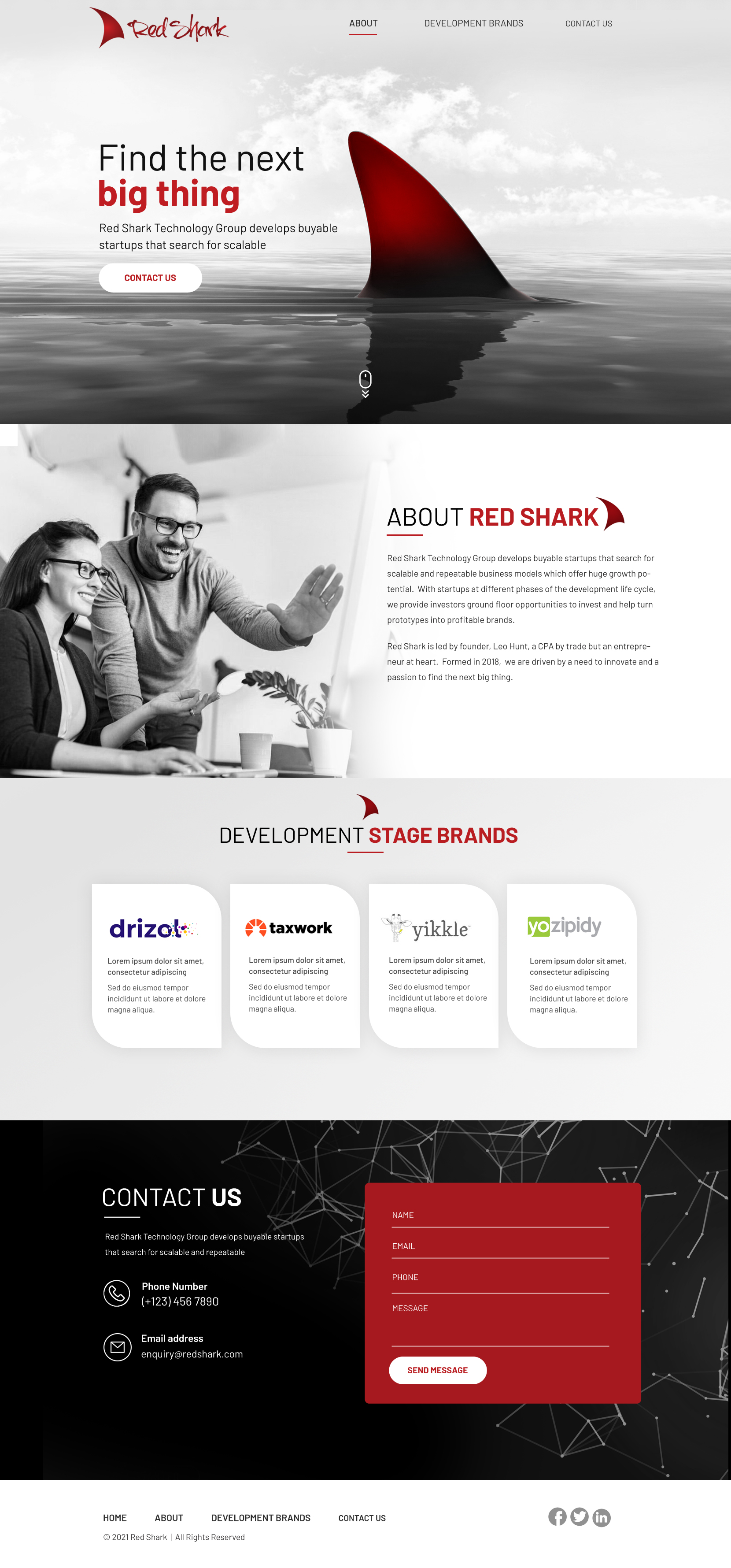 Wordpress Design by Blue Sparrow for Hunt Consulting PC | Design #27801365