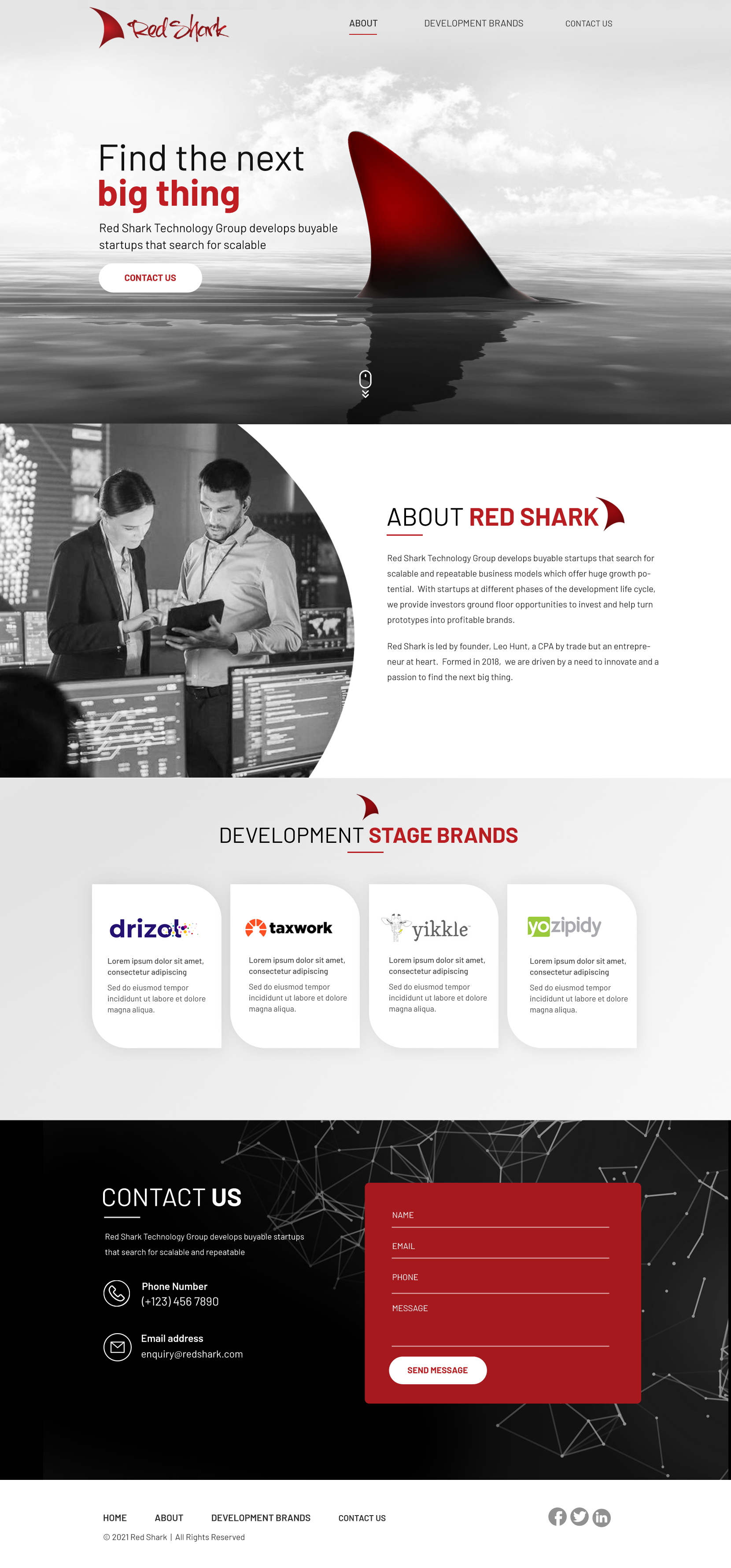 Wordpress Design by Blue Sparrow for Hunt Consulting PC | Design #27801366