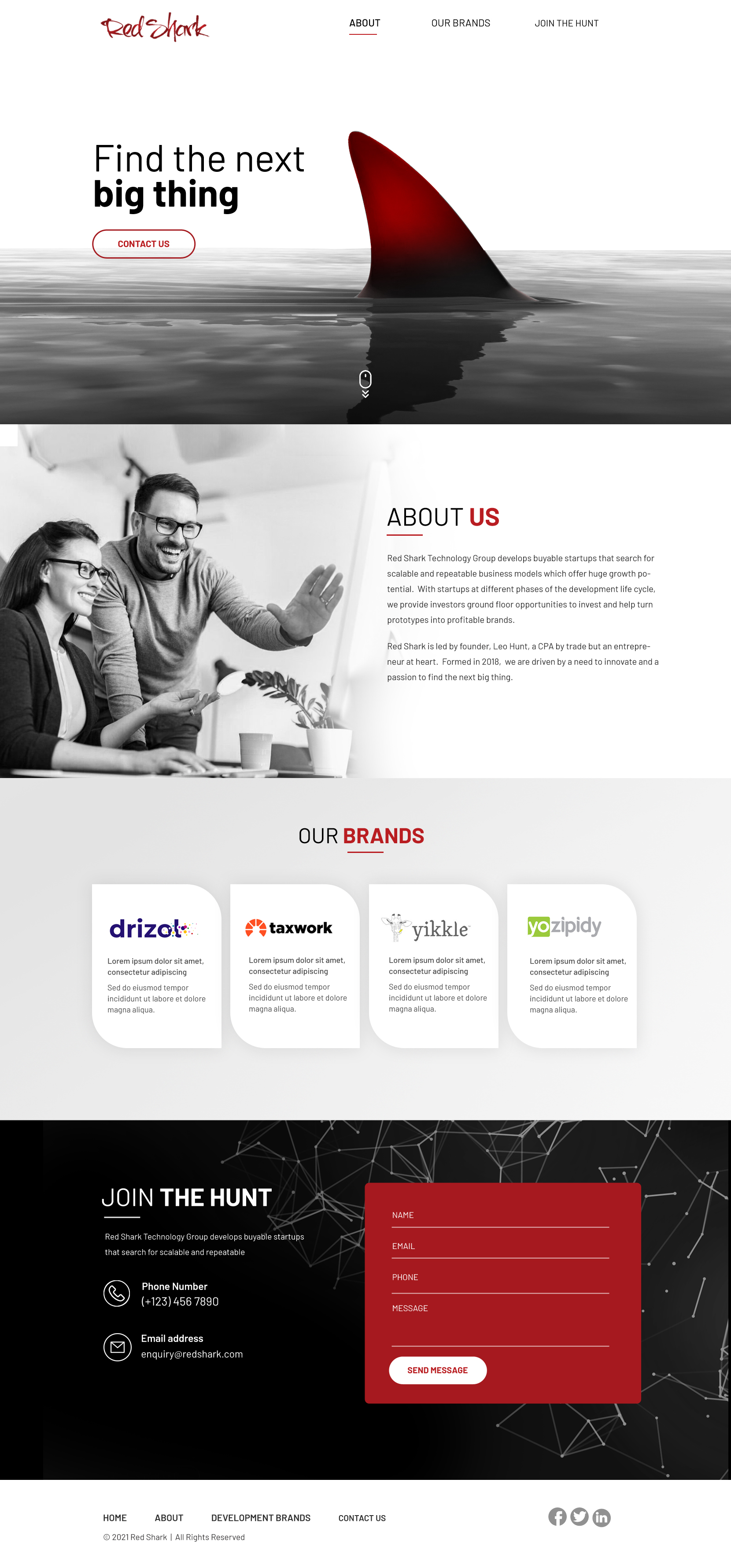 Wordpress Design by Blue Sparrow for Hunt Consulting PC | Design #27803504