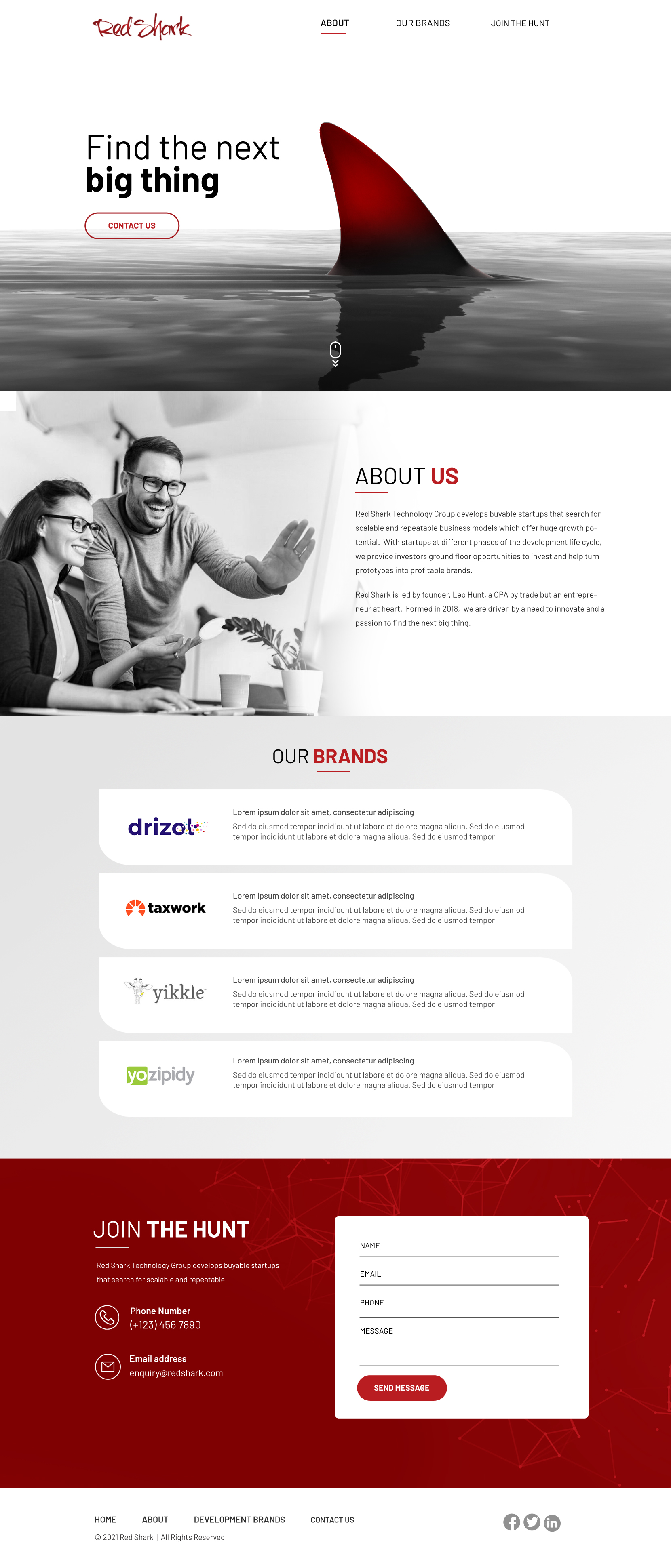 Diseño Wordpress por Blue Sparrow para Hunt Consulting PC | Diseño #27803507