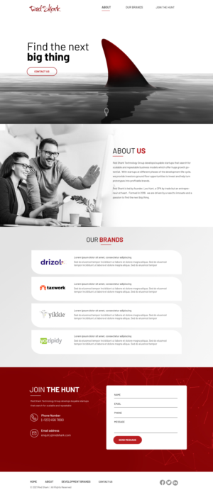 Diseño Wordpress por Blue Sparrow para Hunt Consulting PC | Diseño: #27803507
