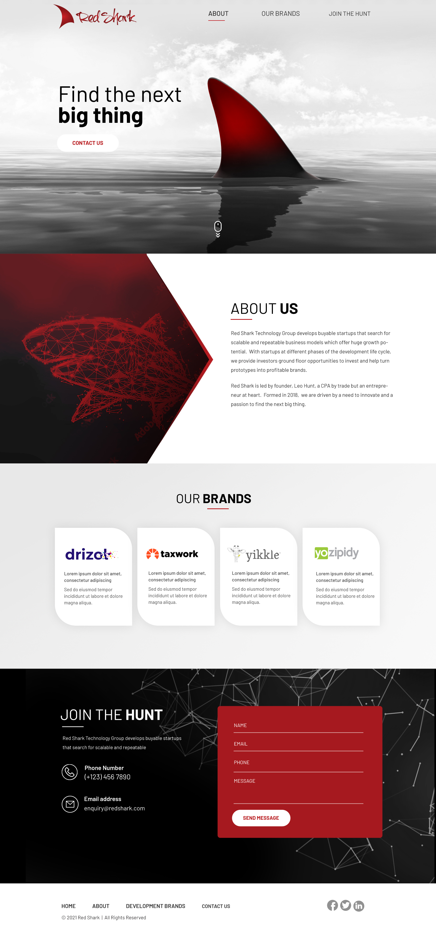 Wordpress Design by Blue Sparrow for Hunt Consulting PC | Design #27804657