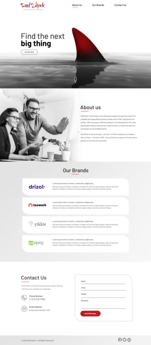 Diseño Wordpress por Blue Sparrow para Hunt Consulting PC | Diseño: #27806579