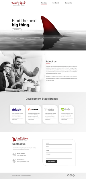 Diseño Wordpress por Blue Sparrow para Hunt Consulting PC | Diseño: #27815693