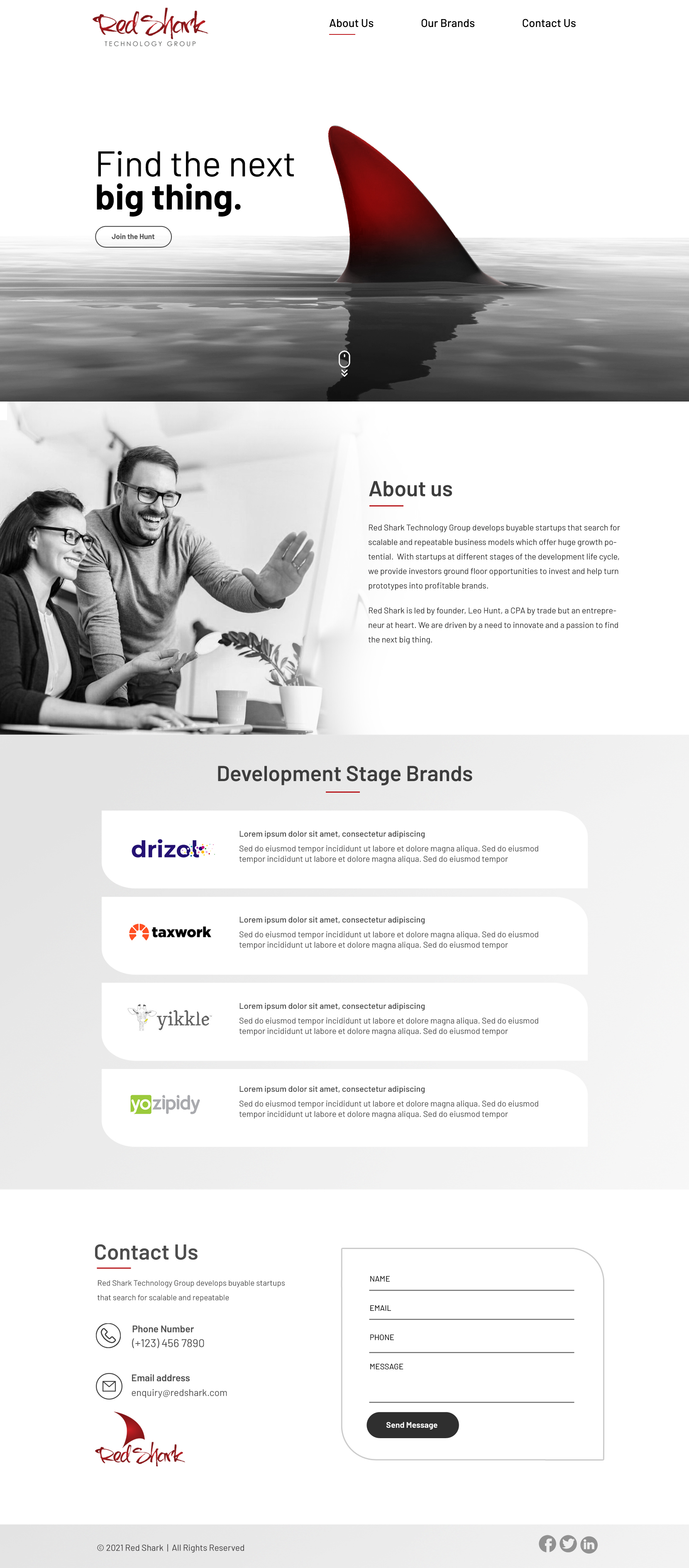 Wordpress Design by Blue Sparrow for Hunt Consulting PC | Design #27817803