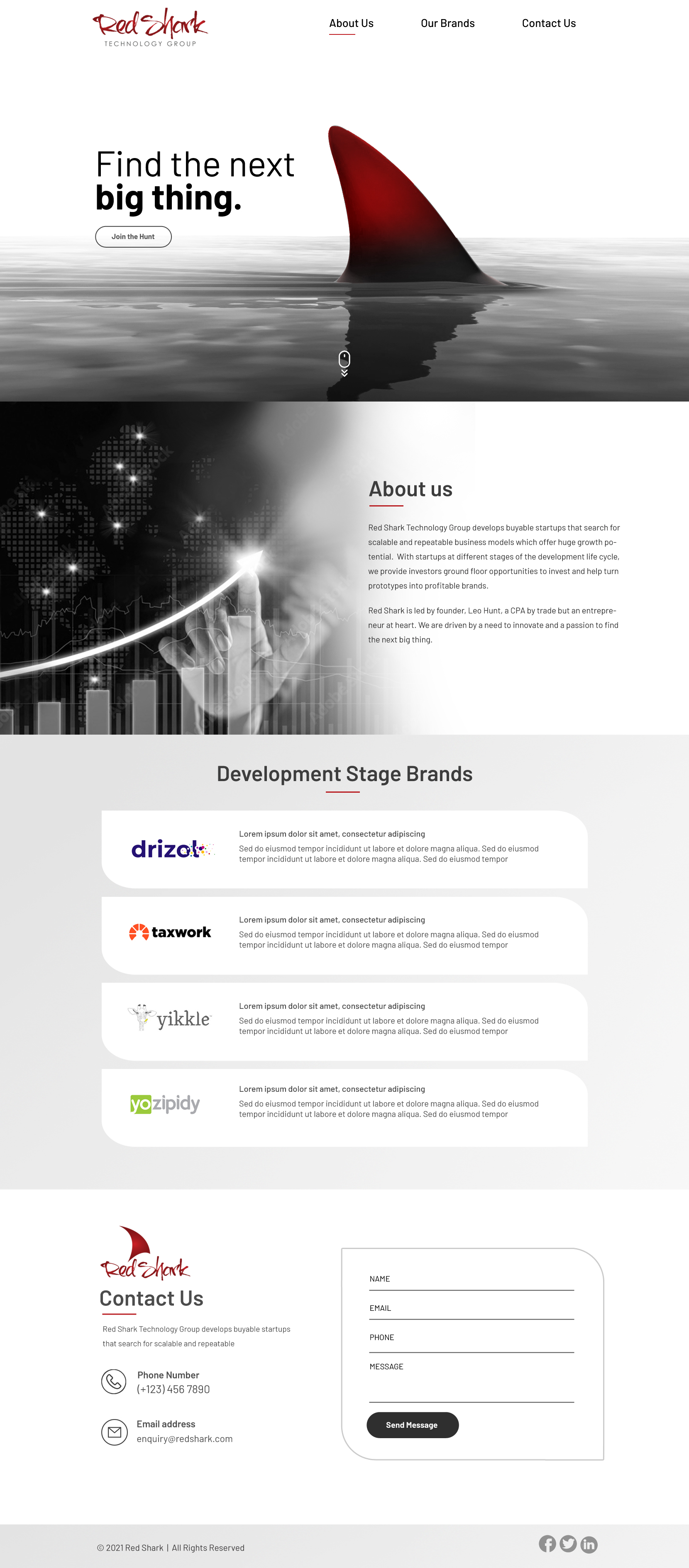 Wordpress Design by Blue Sparrow for Hunt Consulting PC | Design #27859578