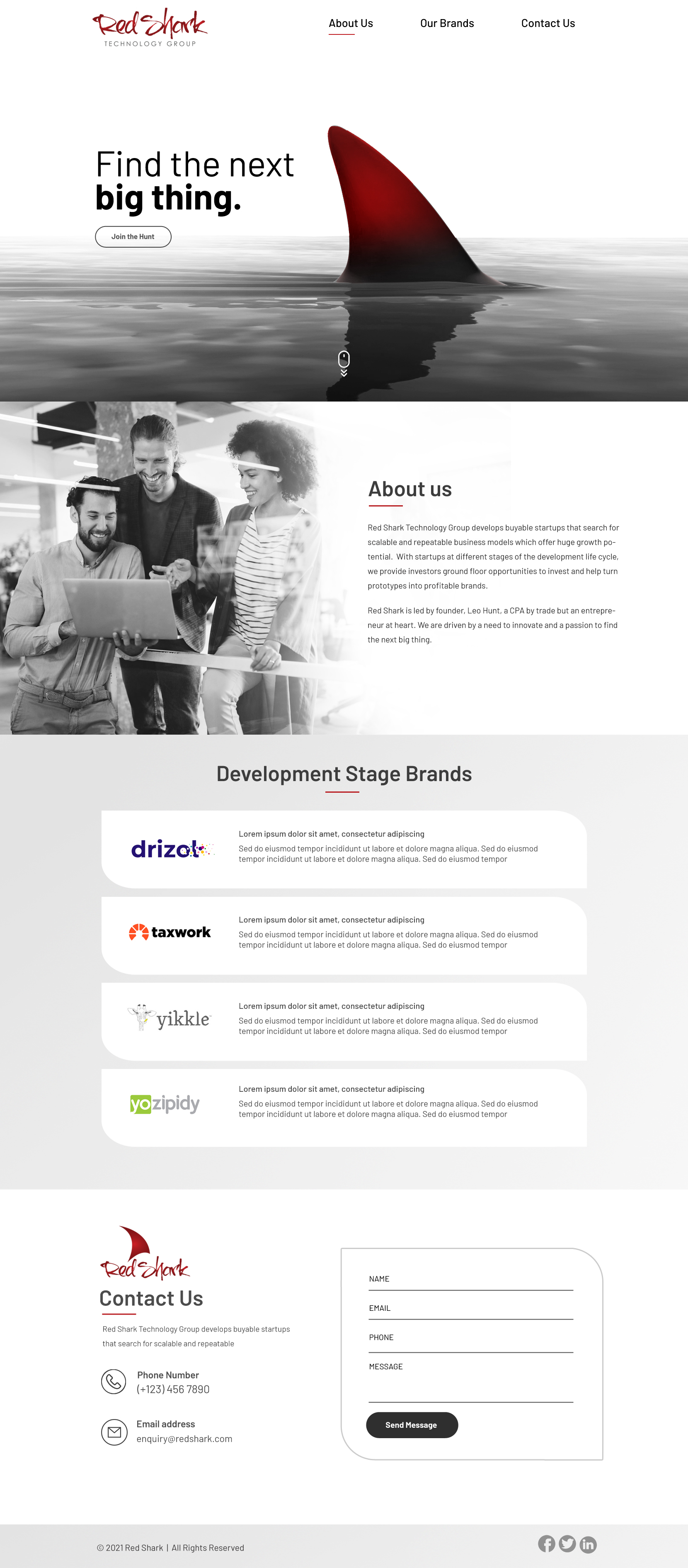 Wordpress Design by Blue Sparrow for Hunt Consulting PC | Design #27859579