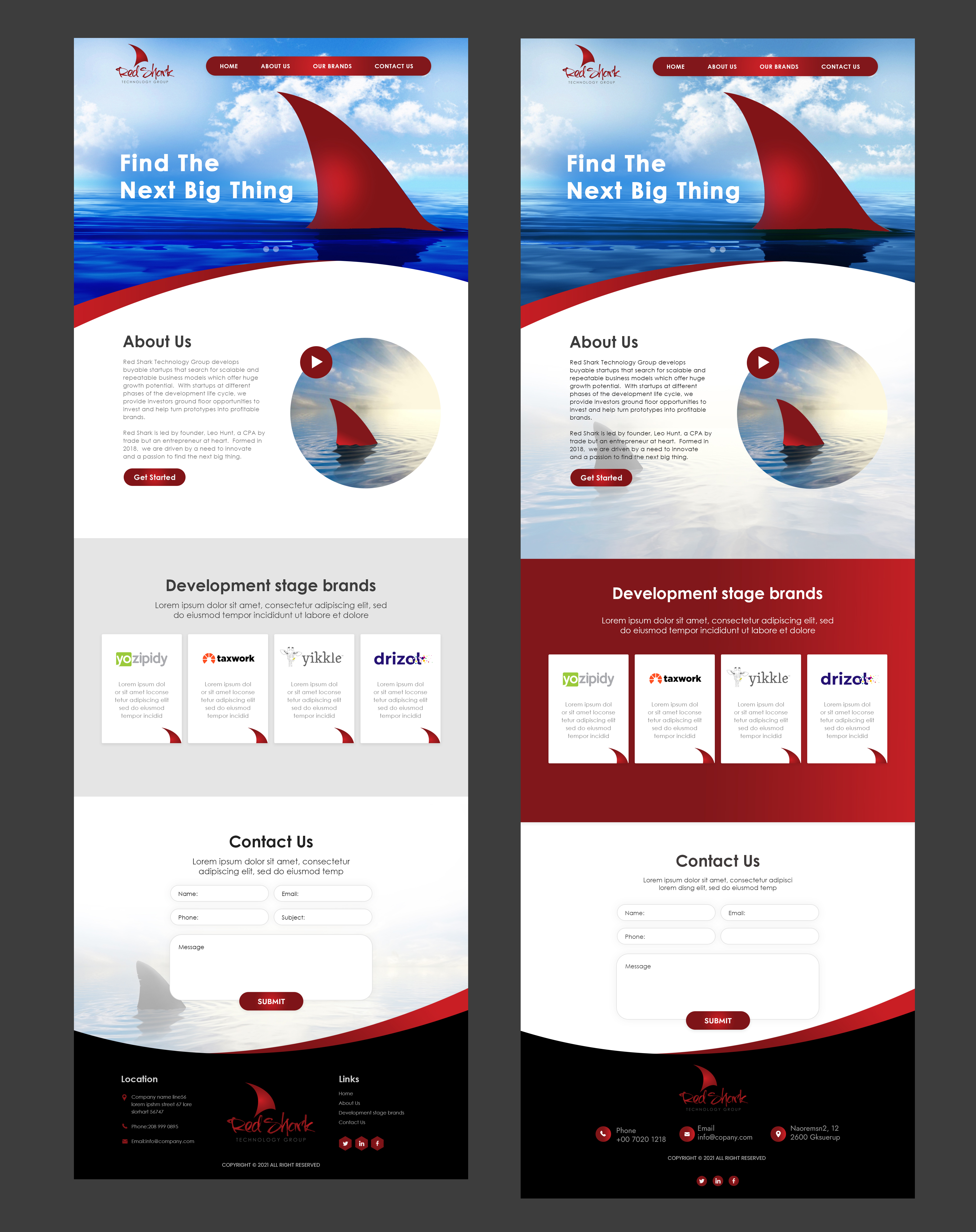 Wordpress Design by MAHABA for Hunt Consulting PC | Design #27797478