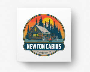 Newton Cabins | Logo Design by ACK Design