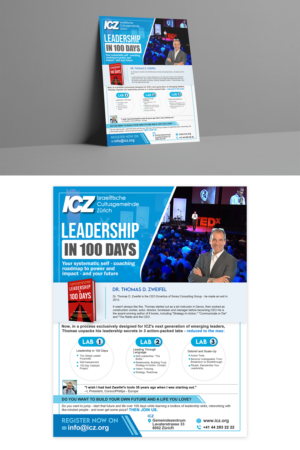 Leadership in 100 Days | Diseño de Flyer por ZeneFashions