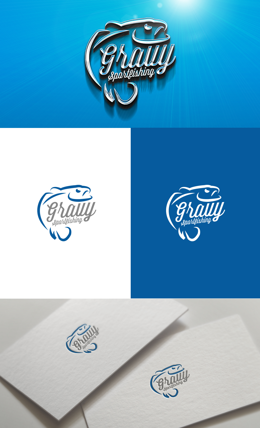 Diseño de Logo por GLDesigns para Gravy Sportfishing | Diseño #27805546