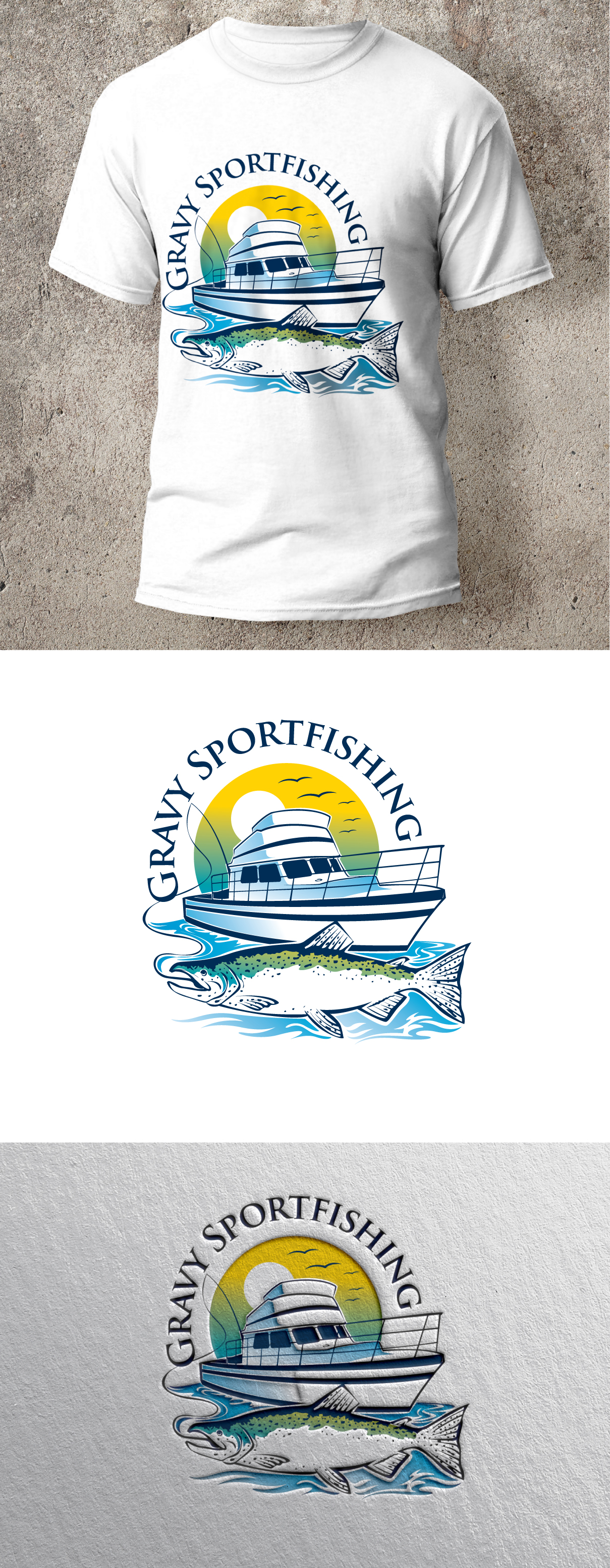 Logo Design by blue eye for Gravy Sportfishing | Design #27804959